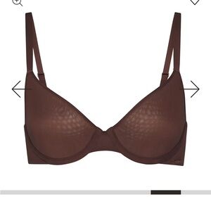 SKIMS Weightless Demi Bra in COCA | Size: 36C